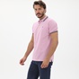 DORS-Ανδρική polo μπλούζα DORS 1132007.C03 ροζ