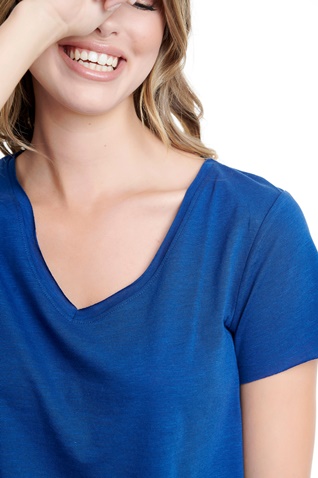BODYTALK-Γυναικείο t-shirt BODYTALK 1201-901628 μπλε