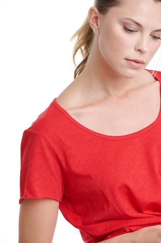 BODYTALK-Γυναικείο t-shirt BODYTALK 1201-903528 κόκκινο