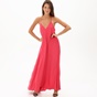 ATTRATTIVO-Γυναικείο maxi φόρεμα ATTRATTIVO 91418844 κόκκινο φραουλί