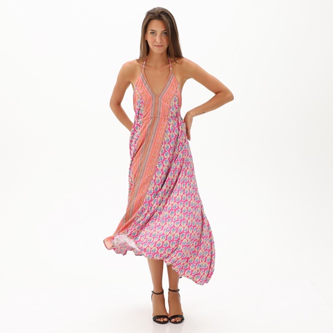 ATTRATTIVO-Γυναικείο maxi φόρεμα ATTRATTIVO 91459854 πολύχρωμο