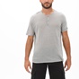 DIRTY LAUNDRY-Ανδρική μπλούζα DIRTY LAUNDRY DLMT000208 PURE LINEN FRONT PLACKET γκρι