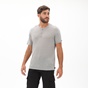 DIRTY LAUNDRY-Ανδρική μπλούζα DIRTY LAUNDRY DLMT000208 PURE LINEN FRONT PLACKET γκρι