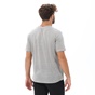 DIRTY LAUNDRY-Ανδρικό λινό t-shirt DIRTY LAUNDRY DLMT000262 PURE LINEN OPEN STICHES TEE γκρι