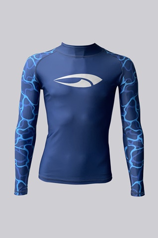 BLUE HUNTER-Ανδρική μπλούζα προστασίας UV BLUE HUNTER 22003140500 μπλε