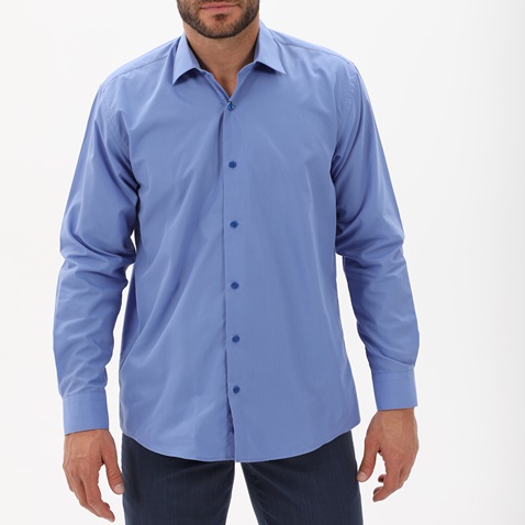 MARTIN & CO-Ανδρικό πουκάμισο MARTIN & CO 122-52-0100 REGULAR FIT μπλε