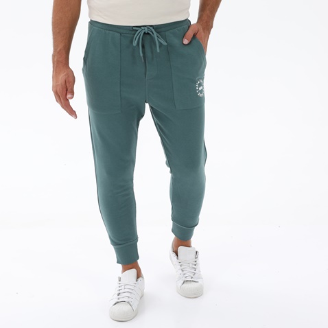 BODYTALK-Ανδρικό παντελόνι φόρμας jogger BODYTALK 1222-951500 πράσινο