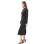 'ALE-Γυναικείο μακρύ φόρεμα 'ALE 82306790 μαύρο