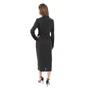 'ALE-Γυναικείο μακρύ φόρεμα 'ALE 82306790 μαύρο