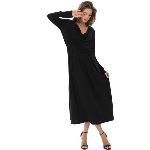 'ALE-Γυναικείο μακρύ φόρεμα 'ALE 82565802 μαύρο