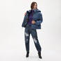ATTRATTIVO-Γυναικείο puffer κοντό μπουφάν ATTRATTIVO 9915286 μπλε