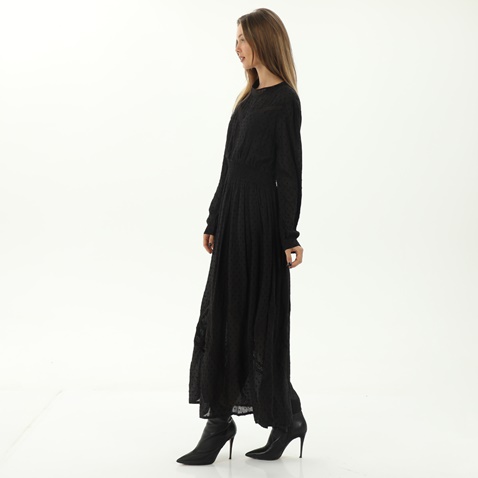 ATTRATTIVO-Γυναικείο μακρύ φόρεμα ATTRATTIVO 9915376 μαύρο