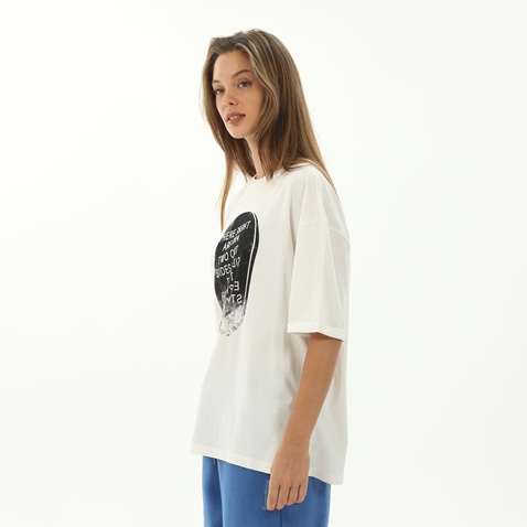'ALE-Γυναικείο t-shirt 'ALE 8915255 λευκό