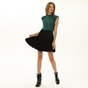 ATTRATTIVO-Γυναικεία βελουτέ mini φούστα ATTRATTIVO 9915752 μαύρη