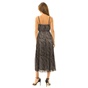 ATTRATTIVO-Γυναικείο μακρύ φόρεμα από lurex ATTRATTIVO 92396858 μοβ