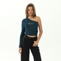 ATTRATTIVO-Γυναικεία μπλούζα με ένα ώμο ATTRATTIVO 9915871 πετρόλ