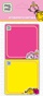 ΧΑΡΤΙΝΗ ΠΟΛΗ-Αυτοκόλλητα χαρτάκια Μικρές Κυρίες HP.BTS.SN.002 ροζ κίτρινα