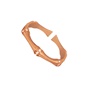 JEWELTUDE-Γυναικείο ασημένιο δαχτυλίδι JEWELTUDE 15767 ρoζ επιχρυσωμένο