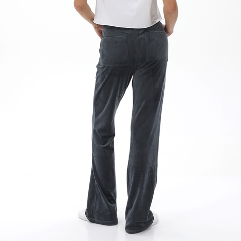 SUGARFREE-Γυναικείο βελουτέ παντελόνι φόρμας SUGARFREE 23831401 μπλε