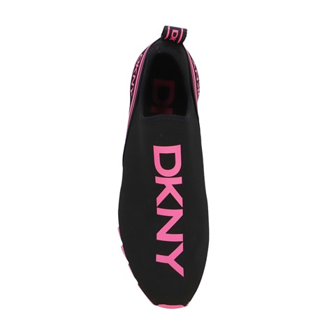 DKNY-Γυναικεία sneakers DKNY K3165129 ABBI SNEAKER LOW μαύρα φούξια