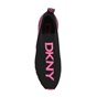 DKNY-Γυναικεία sneakers DKNY K3165129 ABBI SNEAKER LOW μαύρα φούξια