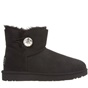 UGG AUSTRALIA-Γυναικεία μποτάκια UGG Mini Bailey Button 1016554 μαύρο