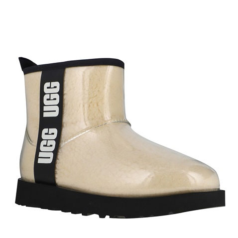 UGG AUSTRALIA-Γυναικεία αδιάβροχα μποτάκια UGG 1113190 Classic Clear  μπεζ