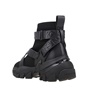 MICHAEL KORS-Γυναικεία μποτάκια sneakers MICHAEL KORS 43T2NIFE5D NICK μαύρα