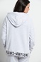 BODYTALK-Γυναικεία φούτερ μπλούζα BODYTALK 1222-906125 FLAWSOMEW γκρι