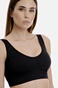 SUGARFREE-Γυναικείο σουτιέν μπουστάκι SUGARFREE 20716013 μαύρο