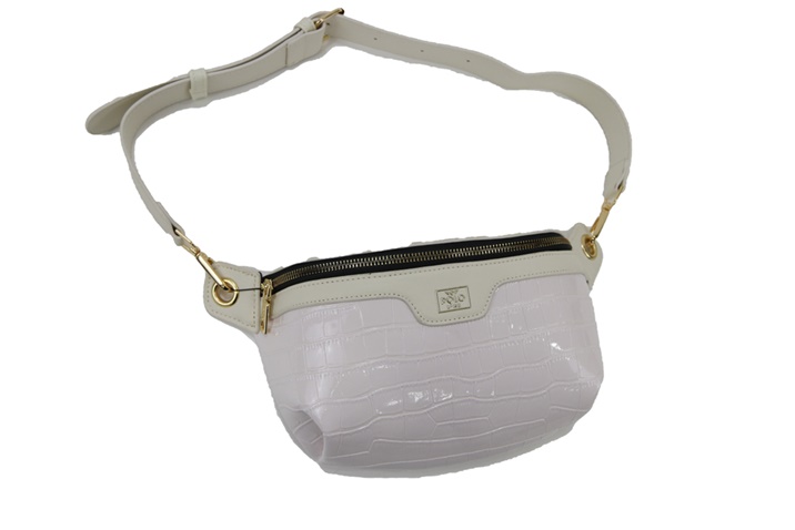 VQF POLO LINE-Γυναικεία τσάντα χιαστί VQF POLO LINE 2129 HANDBAG λευκή