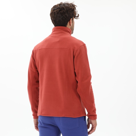 BATTERY-Ανδρική fleece μπλούζα BATTERY  07232002 κόκκινη