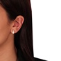 JEWELTUDE-Γυναικεία ασημένα σκουλαρίκια JEWELTUDE 14106 επίχρυσα