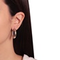 JEWELTUDE-Γυναικεία σκουλαρίκια κρίκοι JEWELTUDE 17068 από ατσάλι