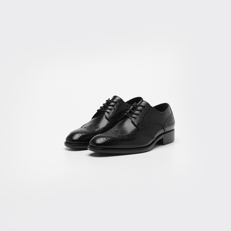 MARTIN & CO-Ανδρικά δετά παπούτσια MARTIN & CO brogue 223-140-0001 μαύρο