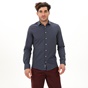 MARTIN & CO-Ανδρικό πουκάμισο MARTIN & CO 223-51-1630 SLIM FIT μπλε