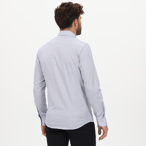 MARTIN & CO-Ανδρικό πουκάμισο MARTIN & CO 223-51-1680 SLIM FIT γαλάζιο