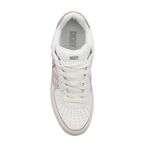 DKNY JEANS-Γυναικεία sneakers DKNY K4205683 OLICIA λευκά ροζ