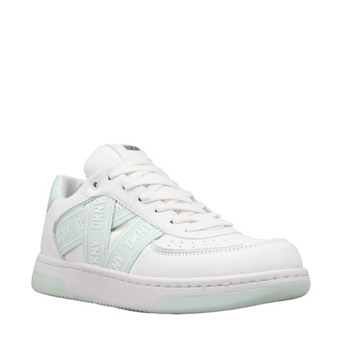 DKNY-Γυναικεία sneakers DKNY K4205683 OLICIA λευκά πράσινα