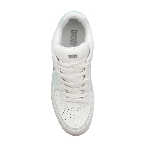 DKNY-Γυναικεία sneakers DKNY K4205683 OLICIA λευκά πράσινα