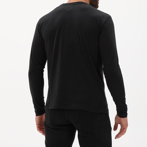 BATTERY-Ανδρική μακρυμάνικη μπλούζα BATTERY 02232006 μαύρη