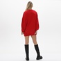 KENDALL+KYLIE-Γυναικείο φόρεμα KENDALL+KYLIE KKW.2W1.016.003 ART PATCH κόκκινο