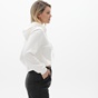 KENDALL+KYLIE-Γυναικεία cropped φούτερ μπλούζα KENDALL+KYLIE KKW.2W1.016.013 λευκή