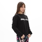 KENDALL+KYLIE-Γυναικεία φούτερ μπλούζα KENDALL+KYLIE KKW.2W1.016.017 GOTH LOGO μαύρη