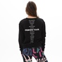 KENDALL+KYLIE-Γυναικεία φούτερ μπλούζα KENDALL+KYLIE KKW.2W1.016.017 GOTH LOGO μαύρη