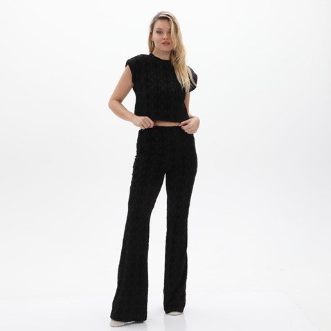 KENDALL+KYLIE-Γυναικείο cropped top KENDALL+KYLIE KKW.2W1.016.049 COMBO μαύρο