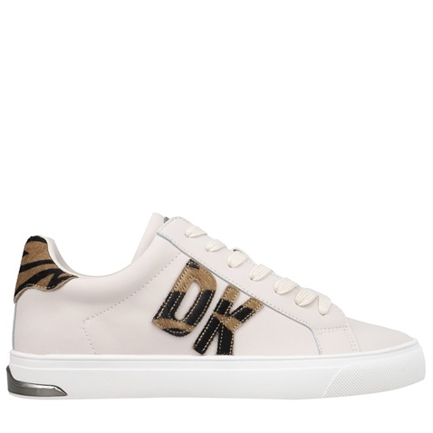 DKNY JEANS-Γυναικεία sneakers DKNY K2381058 ABENI εκρού