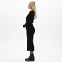 GAUDI-Γυναικείο μακρύ πλεκτό φόρεμα GAUDI GFS.2W1.030.007 μαύρο