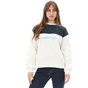 KENDALL+KYLIE-Γυναικεία φούτερ μπλούζα KENDALL+KYLIE KKW.2W0.016.008 MIXED TEXT OVERSIZED λευκή μπλε