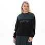 KENDALL+KYLIE-Γυναικεία φούτερ μπλούζα KENDALL+KYLIE KKW.2W0.016.008 MIXED TEXT OVERSIZED μαύρη